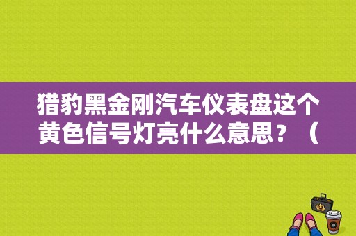 猎豹黑金刚汽车仪表盘这个黄色信号灯亮什么意思？（发动机里面一个感叹号）？猎豹汽车黑金刚故障灯