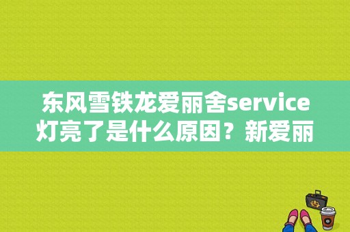 东风雪铁龙爱丽舍service灯亮了是什么原因？新爱丽舍service故障灯-图1