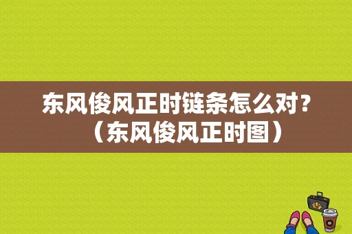 东风俊风正时链条怎么对？（东风俊风正时图）-图1