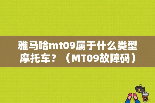 雅马哈mt09属于什么类型摩托车？（MT09故障码）-图1