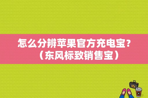 怎么分辨苹果官方充电宝？（东风标致销售宝）-图1
