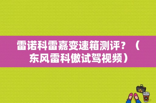 雷诺科雷嘉变速箱测评？（东风雷科傲试驾视频）