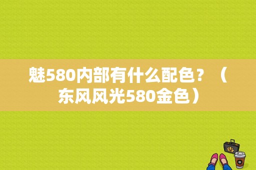 魅580内部有什么配色？（东风风光580金色）-图1