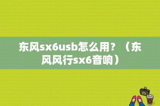 东风sx6usb怎么用？（东风风行sx6音响）-图1