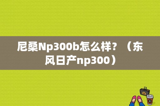 尼桑Np300b怎么样？（东风日产np300）-图1