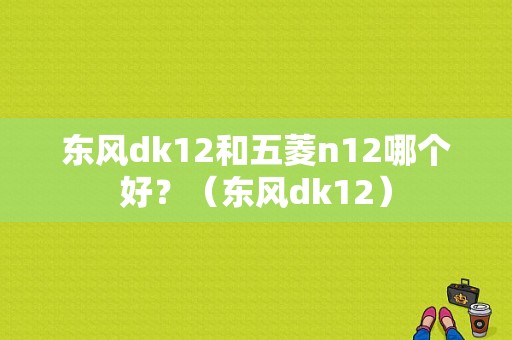 东风dk12和五菱n12哪个好？（东风dk12）-图1