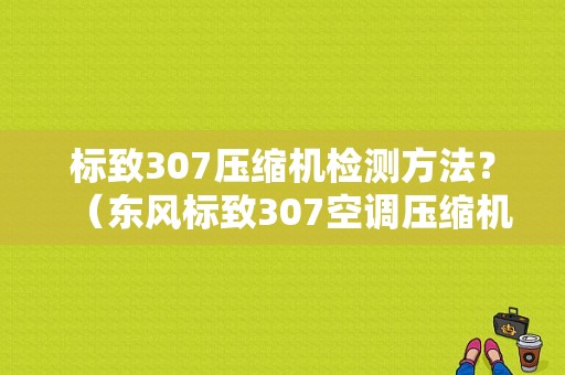 标致307压缩机检测方法？（东风标致307空调压缩机）-图1