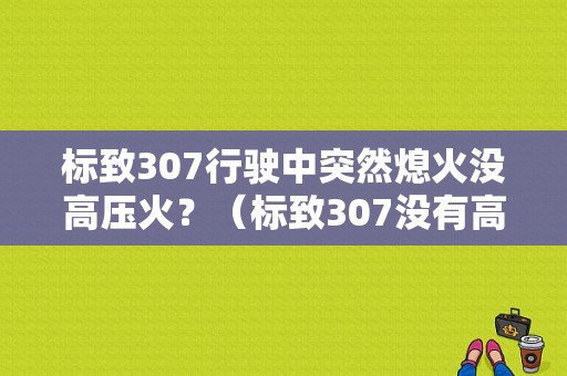 标致307行驶中突然熄火没高压火？（标致307没有高压火故障）-图1