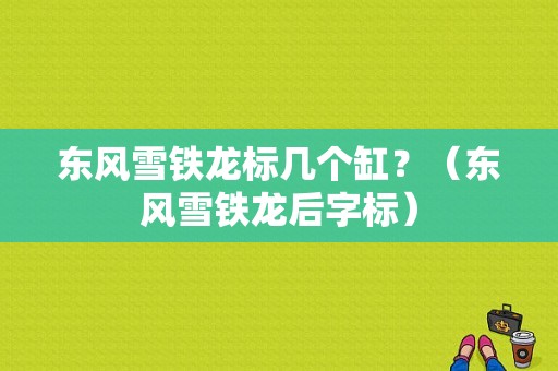 东风雪铁龙标几个缸？（东风雪铁龙后字标）-图1
