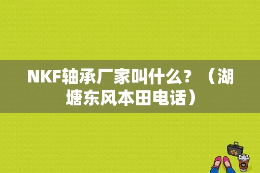 NKF轴承厂家叫什么？（湖塘东风本田电话）-图1