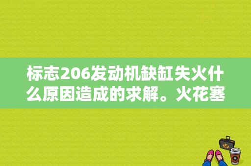 标志206发动机缺缸失火什么原因造成的求解。火花塞,进气道、点火线圈、喷油嘴多更换车子开了10一2？（标志206发动机失火故障维修）-图1