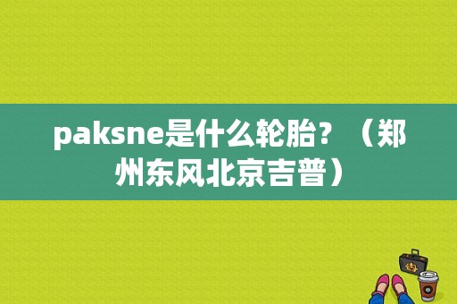 paksne是什么轮胎？（郑州东风北京吉普）-图1