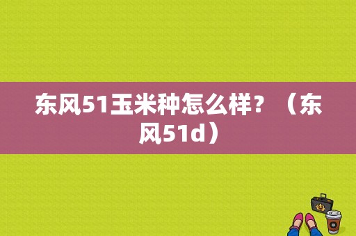 东风51玉米种怎么样？（东风51d）-图1