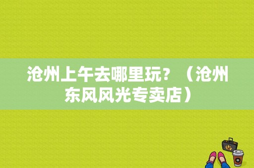沧州上午去哪里玩？（沧州东风风光专卖店）-图1