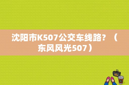 沈阳市K507公交车线路？（东风风光507）-图1