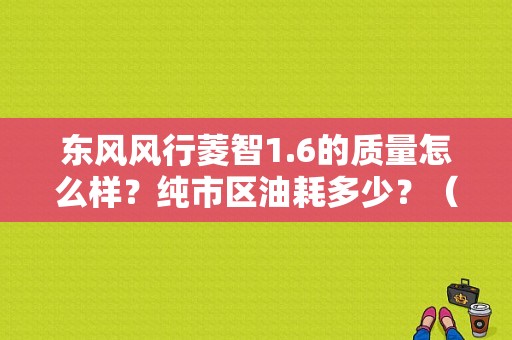东风风行菱智1.6的质量怎么样？纯市区油耗多少？（东风风行1.6）-图1