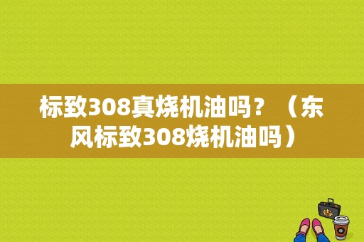 标致308真烧机油吗？（东风标致308烧机油吗）-图1