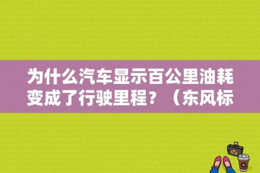 为什么汽车显示百公里油耗变成了行驶里程？（东风标致301首保）-图2
