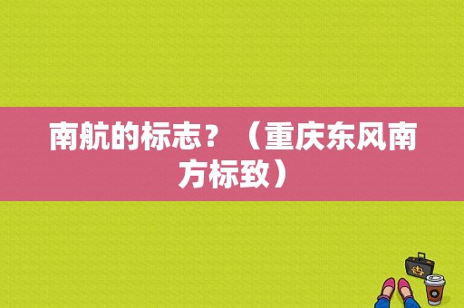 南航的标志？（重庆东风南方标致）-图1