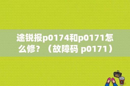 途锐报p0174和p0171怎么修？（故障码 p0171）-图1