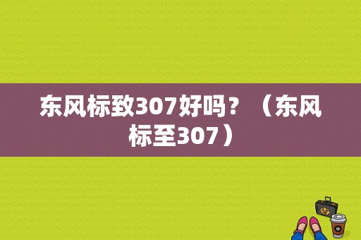 东风标致307好吗？（东风标至307）-图1