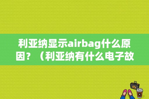 利亚纳显示airbag什么原因？（利亚纳有什么电子故障）-图1