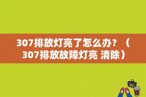 307排放灯亮了怎么办？（307排放故障灯亮 清除）-图1
