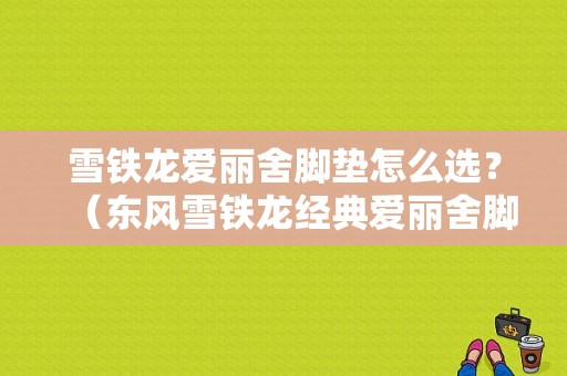 雪铁龙爱丽舍脚垫怎么选？（东风雪铁龙经典爱丽舍脚垫）