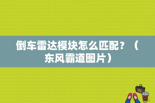 倒车雷达模块怎么匹配？（东风霸道图片）-图1