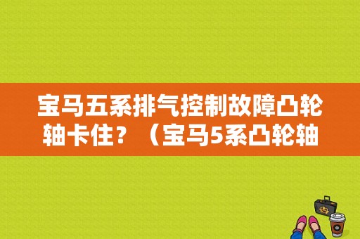 宝马五系排气控制故障凸轮轴卡住？（宝马5系凸轮轴故障）-图1