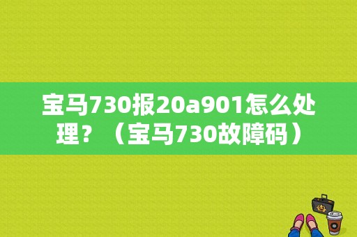 宝马730报20a901怎么处理？（宝马730故障码）-图1