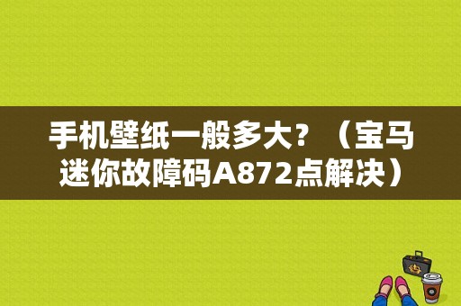 手机壁纸一般多大？（宝马迷你故障码A872点解决）-图1