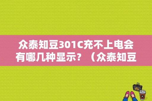 众泰知豆301C充不上电会有哪几种显示？（众泰知豆常见故障）-图1