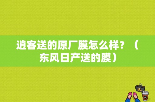 逍客送的原厂膜怎么样？（东风日产送的膜）-图1
