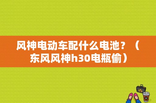 风神电动车配什么电池？（东风风神h30电瓶偷）-图1
