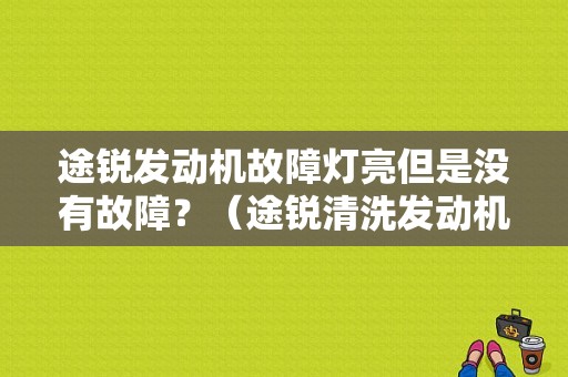 途锐发动机故障灯亮但是没有故障？（途锐清洗发动机后故障）-图1
