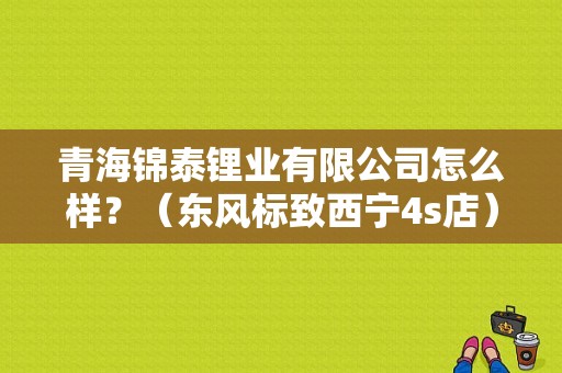 青海锦泰锂业有限公司怎么样？（东风标致西宁4s店）-图3