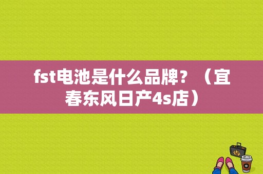 fst电池是什么品牌？（宜春东风日产4s店）-图1
