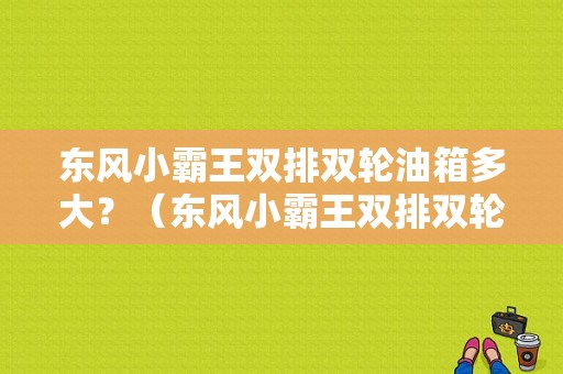 东风小霸王双排双轮油箱多大？（东风小霸王双排双轮）-图1