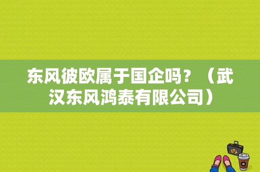 东风彼欧属于国企吗？（武汉东风鸿泰有限公司）-图1