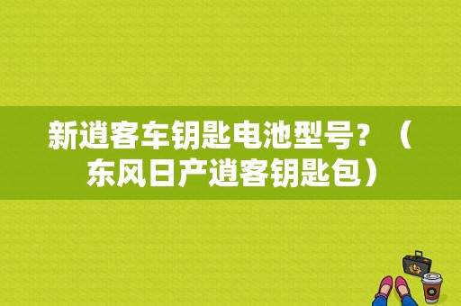 新逍客车钥匙电池型号？（东风日产逍客钥匙包）-图1