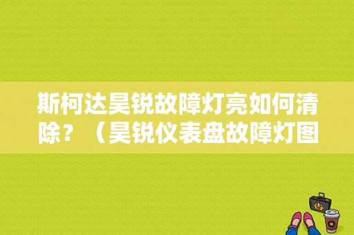斯柯达昊锐故障灯亮如何清除？（昊锐仪表盘故障灯图解）-图1