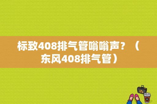标致408排气管嗡嗡声？（东风408排气管）-图1