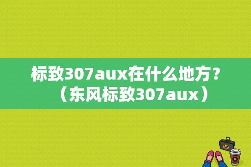 标致307aux在什么地方？（东风标致307aux）-图1