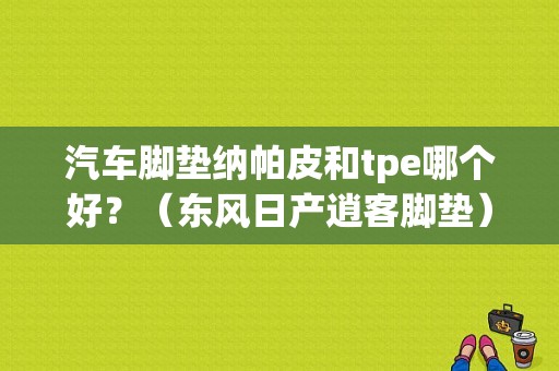 汽车脚垫纳帕皮和tpe哪个好？（东风日产逍客脚垫）-图1