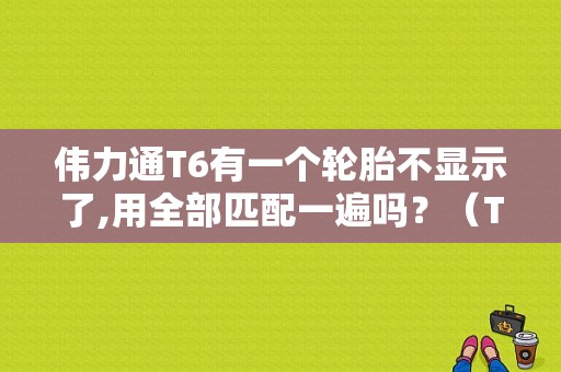 伟力通T6有一个轮胎不显示了,用全部匹配一遍吗？（T6怎么消除轮胎故障）-图1