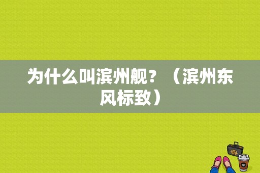 为什么叫滨州舰？（滨州东风标致）-图1