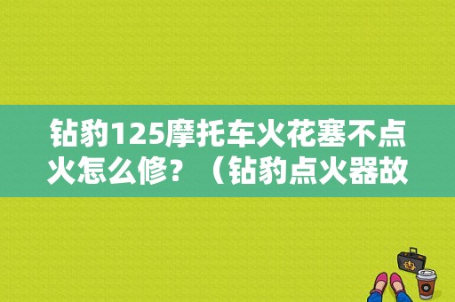 钻豹125摩托车火花塞不点火怎么修？（钻豹点火器故障）