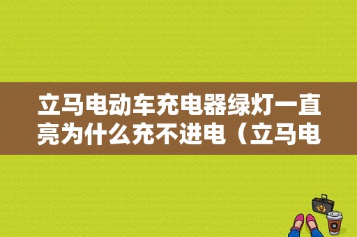 立马电动车充电器绿灯一直亮为什么充不进电（立马电动车故障灯图片）-图1