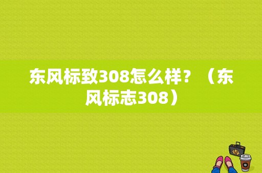 东风标致308怎么样？（东风标志308）-图1